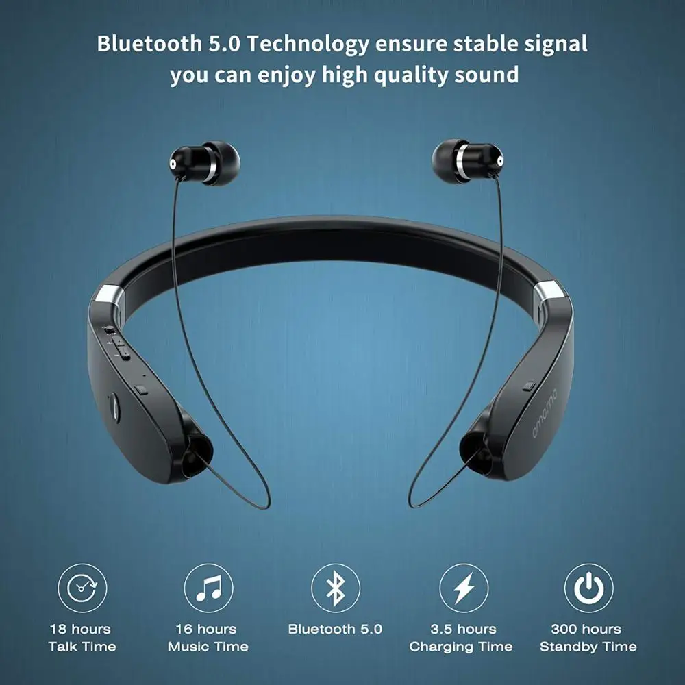 Amorno Bezdrátová Bluetooth Sluchátka Sluchátka Sluchátka s Mikrofonem Handsfree TWS Sluchátka Potlačení Hluku Ecouteurs Sportovní Sluchátka 3
