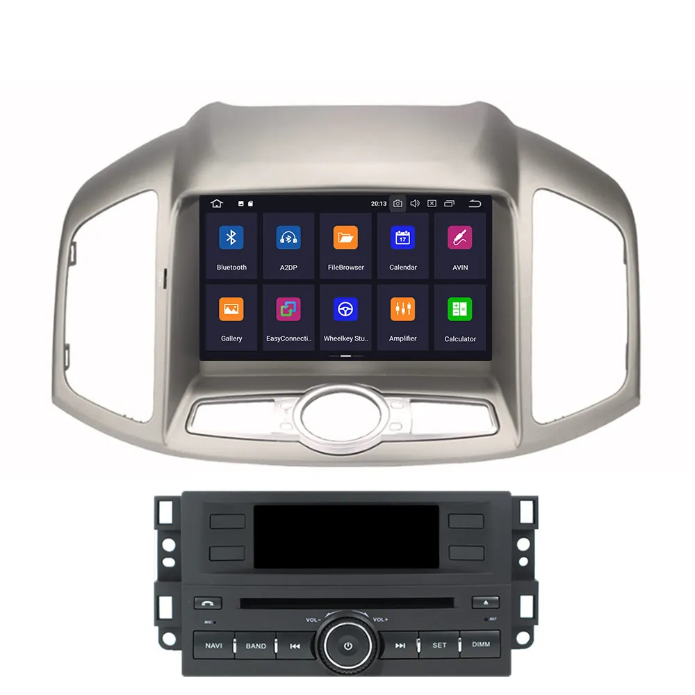 Android 10.0 64G PX6 Pro Chevorlet Captiva 1 2012-2016 GPS Navigace Auto Rádio Stereo Auto DVD Multimediální Přehrávač HeadUnit 2DIN 3