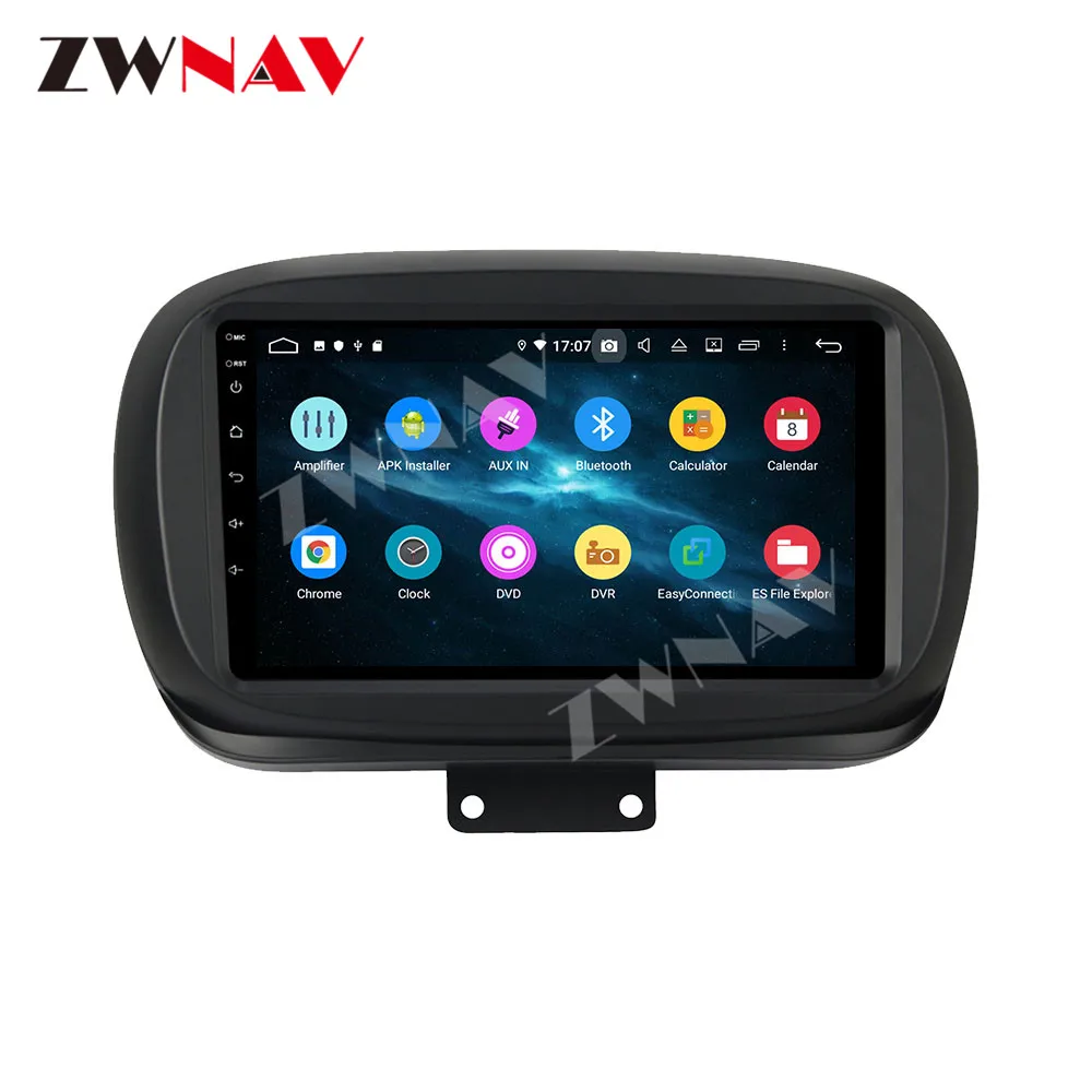 Android 10 IPS Displej Pro Fiat 500X Obrazovky Auto Multimediální Přehrávač, Navigační Audio Rádio Stereo Hlavy Jednotka 1