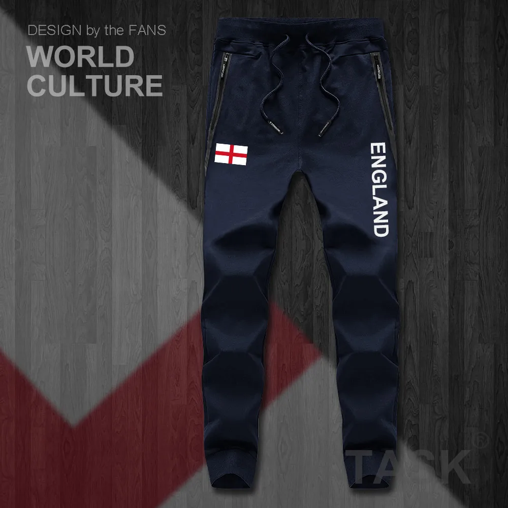 Anglie angličtina ENG UK pánské kalhoty běžce kombinéza tepláky track pot fitness fleece taktické ležérní národ, země, vlajky, nové 4
