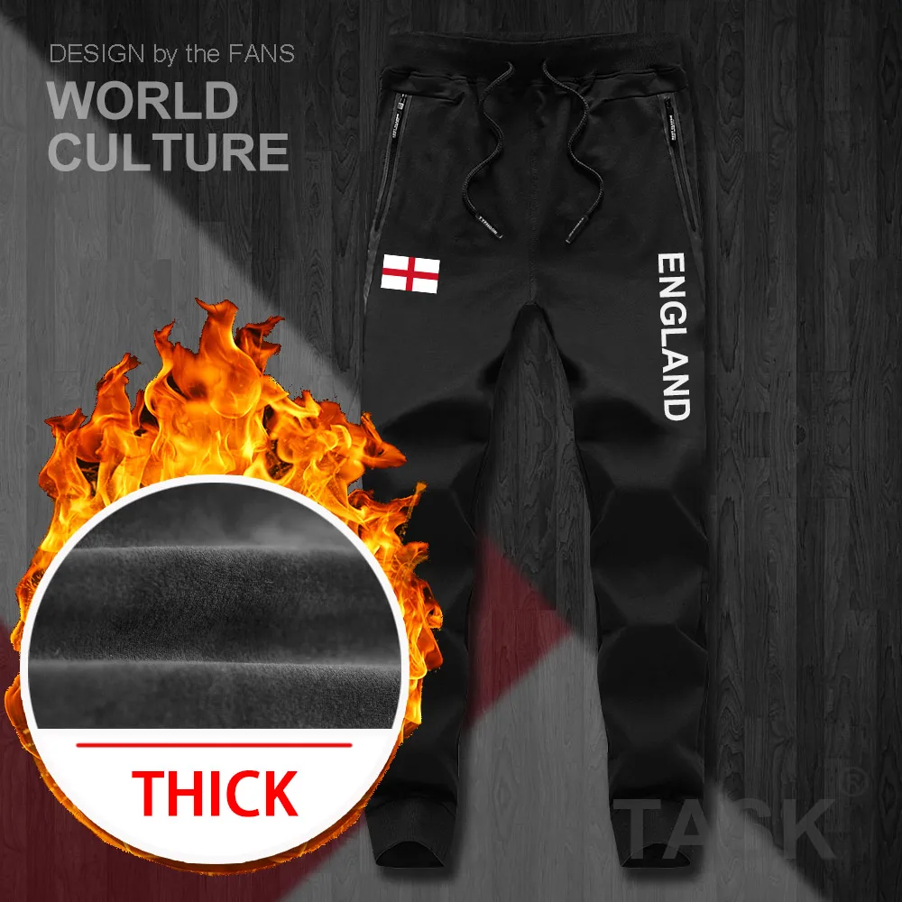 Anglie angličtina ENG UK pánské kalhoty běžce kombinéza tepláky track pot fitness fleece taktické ležérní národ, země, vlajky, nové 5