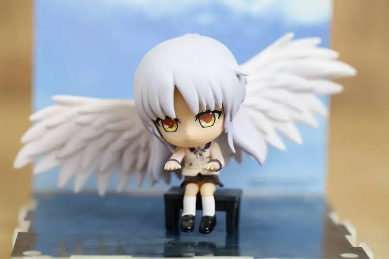 Anime Angel Beats! Tachibana Kanade Piano Ver PVC Akční Obrázek Sběratelskou Model panenka hračka 6cm 3