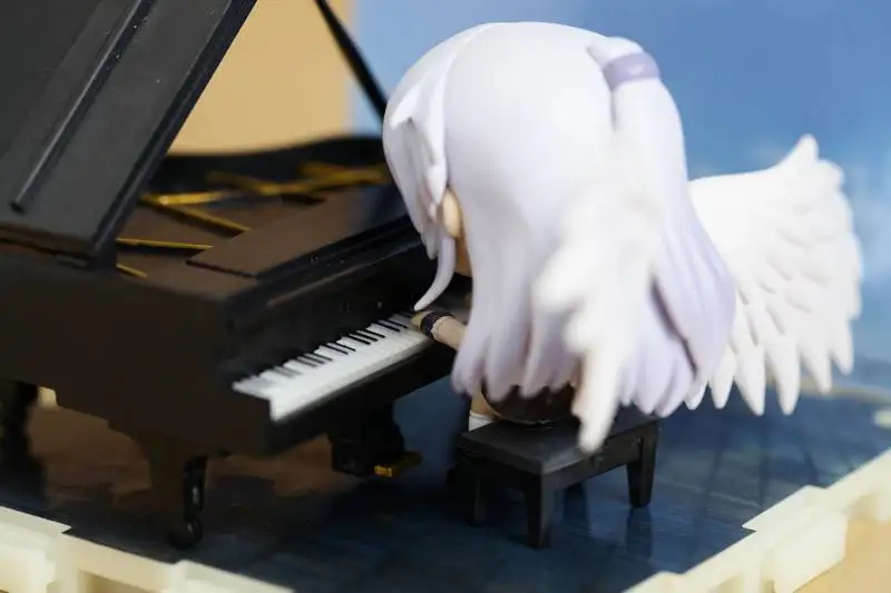 Anime Angel Beats! Tachibana Kanade Piano Ver PVC Akční Obrázek Sběratelskou Model panenka hračka 6cm 5