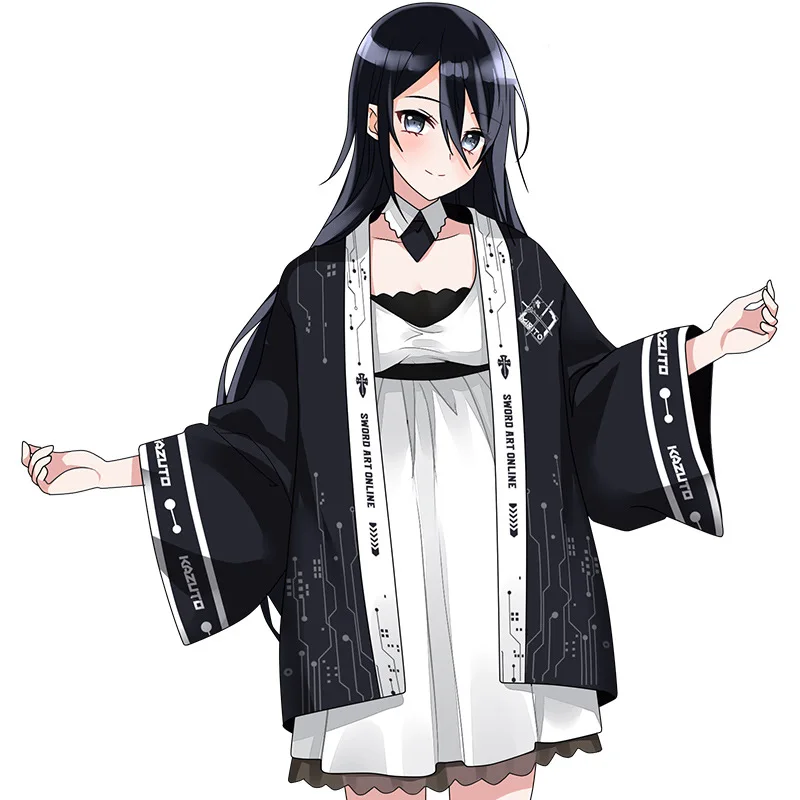 Anime Sword Art Online SAO Cosplay Kostýmy s Kapucí Kabát Dlouhý Rukáv T-shirt Ležérní Kalhoty Haori Pár Denní Módní Oblek 0