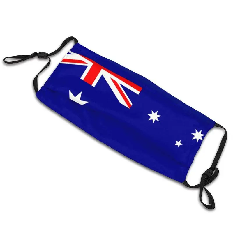 Austrálie Vlajka Maska Muži Ženy Anti Mlha Australský Hrdost Maska, Respirátor Ochrana V Pračce Úst Muflové 5