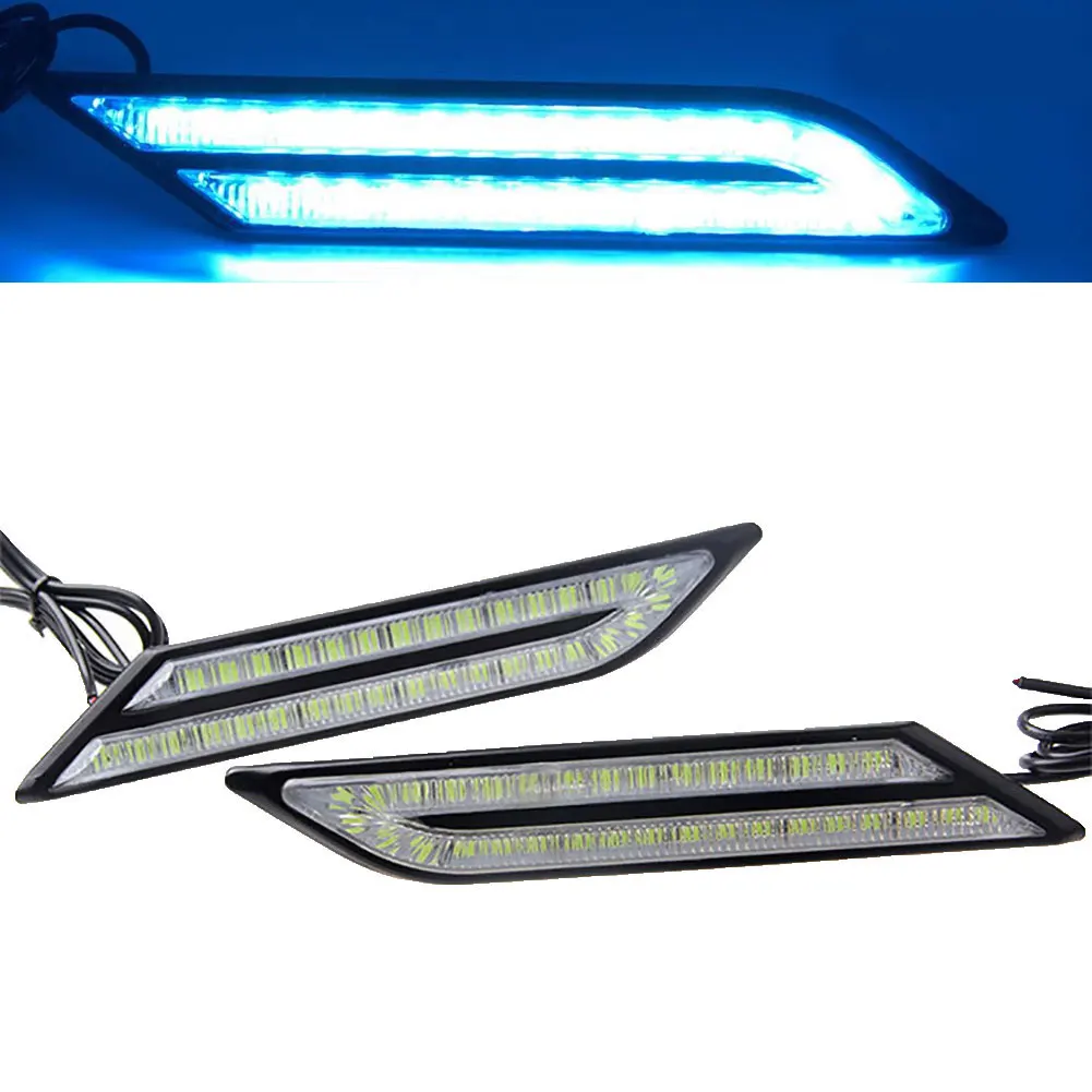 AUTO DRL Sady LED DRL Denní Běžící Světlo Auto Brzdové světlo, Řízení Světla Led Zdroj 30W 12V Mlhový Světlomet Vnější Denní Světlo 5