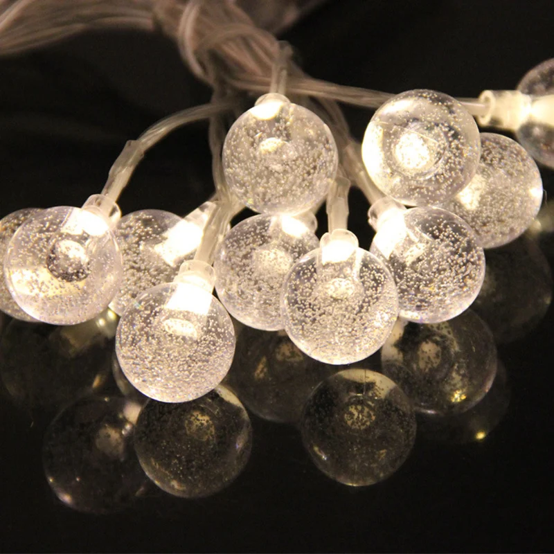 Baterie Ovládané LED Girlanda Vánoční Světla, Dekorace Pro Svatební Osvětlení Holiday Party Ložnice Míč String Světla Venkovní 3
