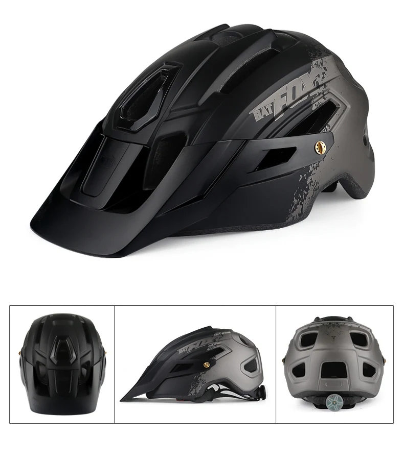 BATFOX cyklistické helmy pro muže mtb ultralight cyklistické Přilby casco ciclismo mtb giro Mountain road bike přilba se světlem 4