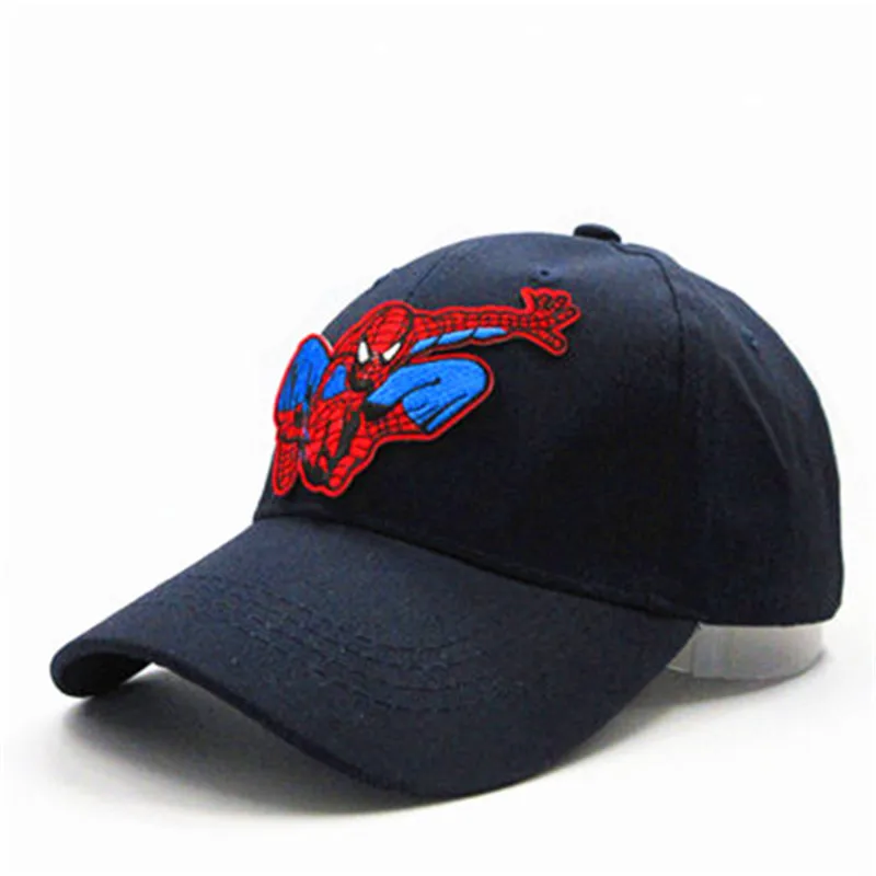 Bavlněné Karikatura Spider-man výšivky Casquette Baseball Cap hip-hop čepice Nastavitelný Snapback Čepice pro děti muži ženy 251 2