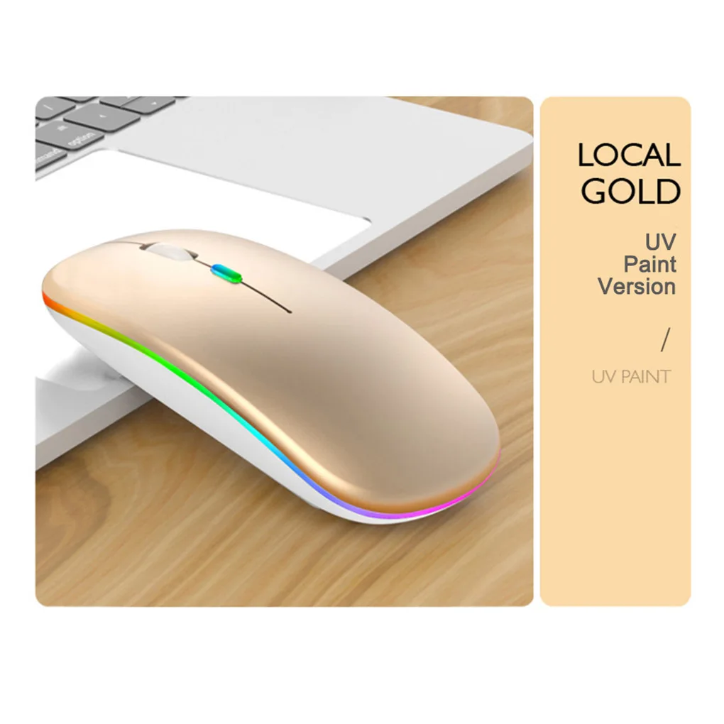 Bezdrátová Myš Wireless Bluetooth 5.1 Počítačové Myši Tichý USB Mause Dobíjecí Ergonomickým Laptop Myši Bluetooth Myš 4