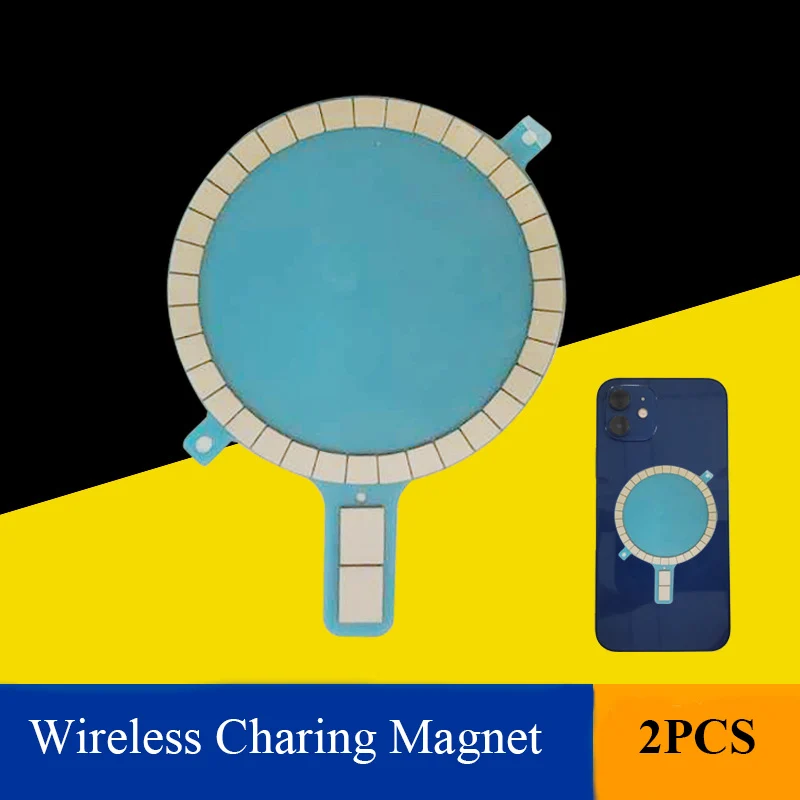 Bezdrátové Nabíjení Magnet pro iPhone 12 Pro Max 12 Mini 11 Xs Xr 8 SE Mobilní Telefon Případě Silné Magnetické Kožené pouzdro Pro Magsafe 2