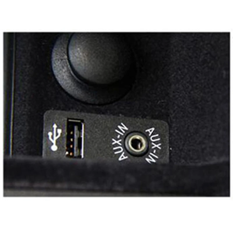 Biurlink Originální USB AUX V Náhradní Port 3Pin AUX 4Pin Kulatý Kabel USB Adaptér Pro BMW E39 E46 E53 X5, 16:9 NAVI CD Přehrávač 4