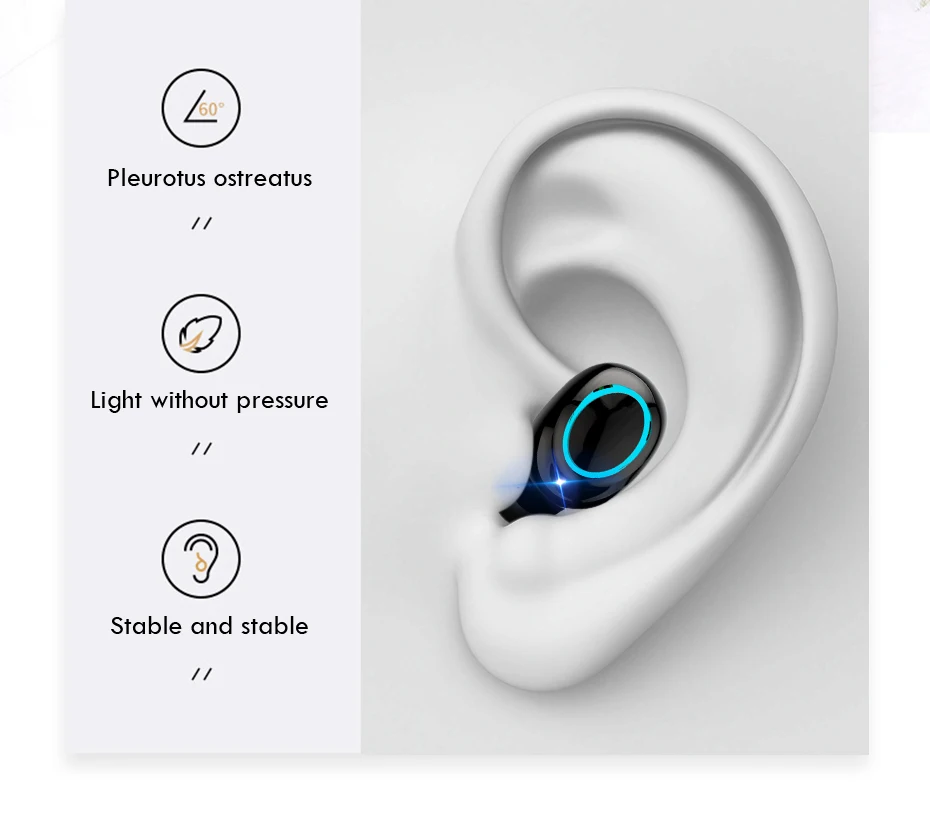 Bluetooth Bezdrátová Sluchátka s Mikrofonem Sportovní Vodotěsné Bluetooth Sluchátka hi-fi Stereo Šumu Headset Sluchátka 0