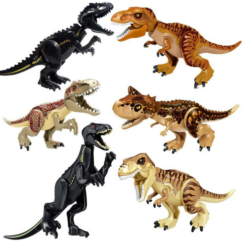 Brutální Raptor Budovy Jurský Svět 2 Bloků MINI Dinosaurus Postavy Cihly Dino Hračky Pro Děti Legoed Dinosaurios Vánoce 1