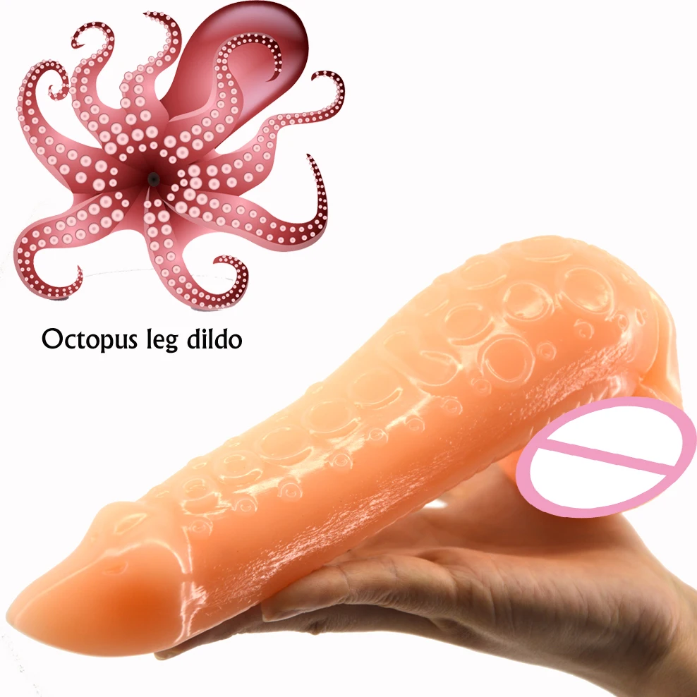 Chobotnice Nohu Design Animal Dragon Dildo vibrátor velký penis dospělý sex výrobky, anální sex hračky pro ženy masturbovat flirt sex shop 2