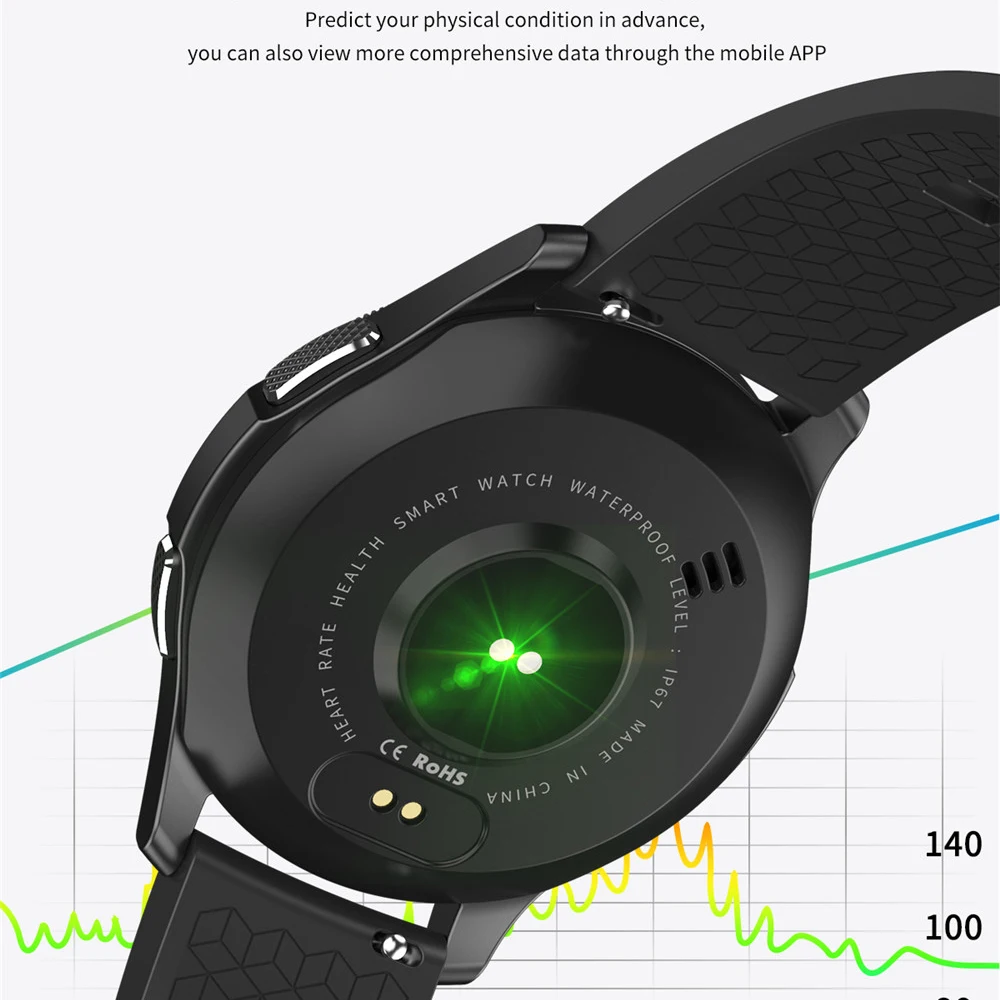 Chytré Hodinky Muži Volání Bluetooth Smartwatch, Fitness Tracker Ženy IP67 Vodotěsné Krevní Tlak WhatsApp Hodiny Pro Android IOS 4