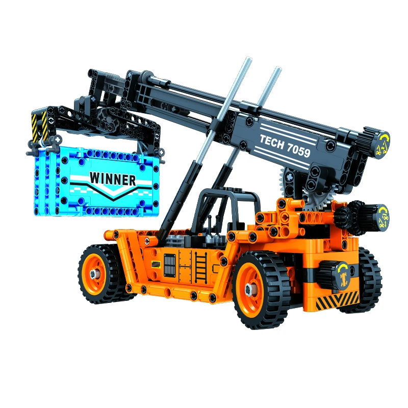 Cihly Kočár zvednout Inženýrství série vozidel Car model, Stavební Bloky hračky pro Děti dárek Chlapec 460Pcs 3
