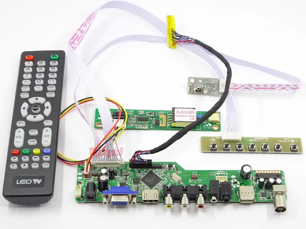 Controller Board Kit pro LP171WP4-TL03 / LP171WP4-TL04 1440X900 TV+HDMI+VGA+AV+USB LCD LED screen Driver Board 3