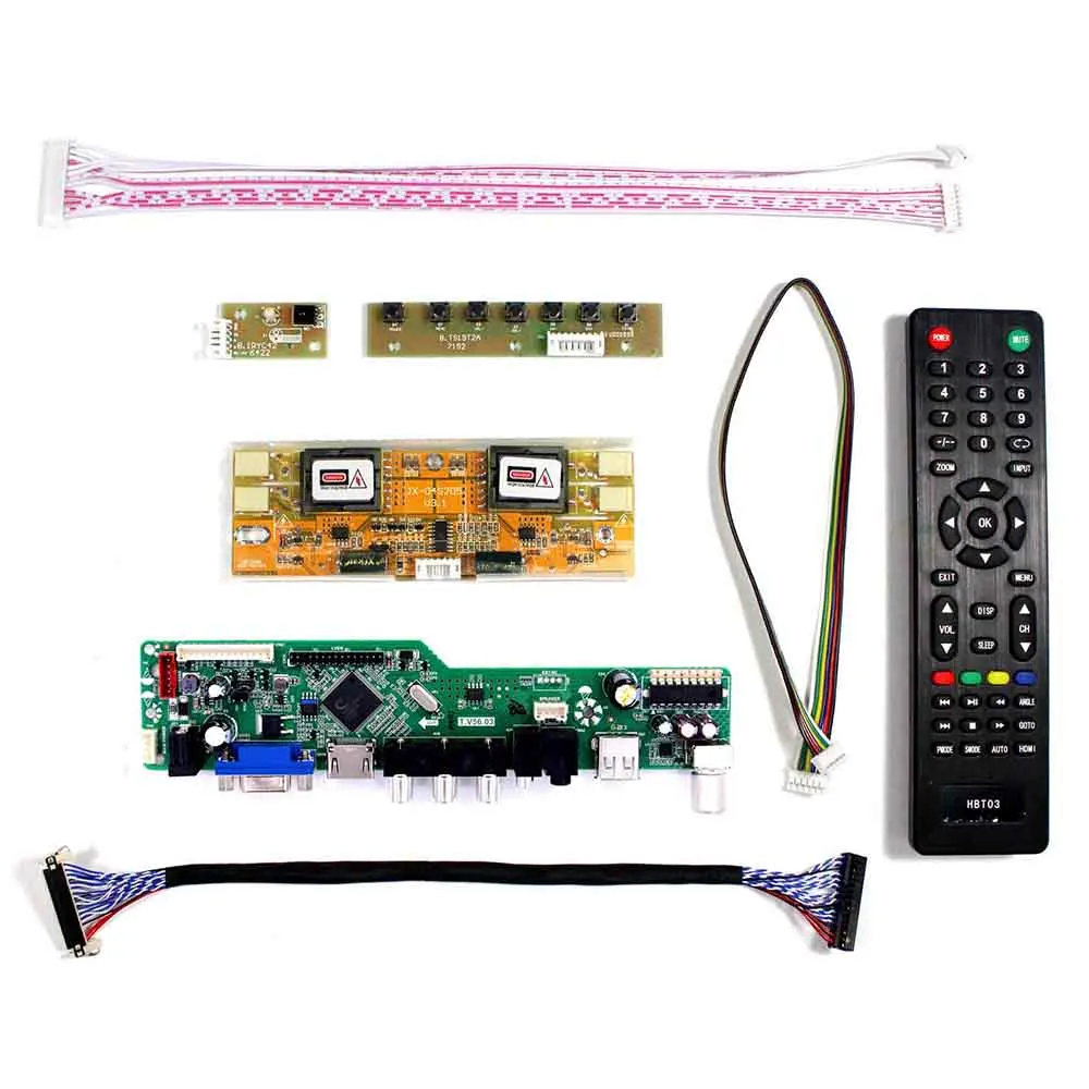 Controller Board Kit pro LTM230HT01 TV+HDMI+VGA+AV+USB LCD LED screen Driver Board 1