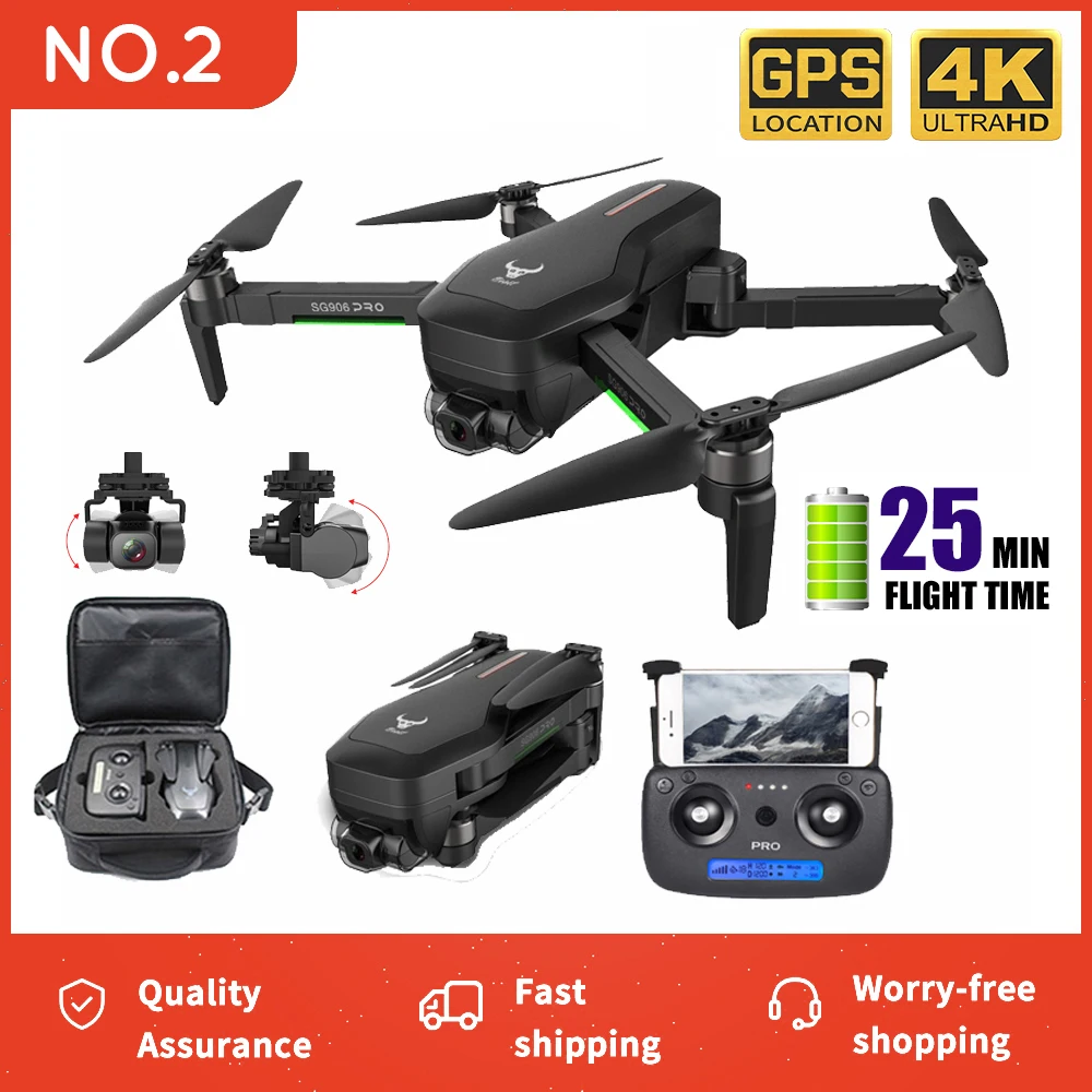 CONUSEA 2020 NOVÉ SG906 Pro / SG906 Pro 2 GPS Drone 4K Kameru, Tři-osa stabilizační Gimbal Profesionální RC Quadcopter mini Dron 0