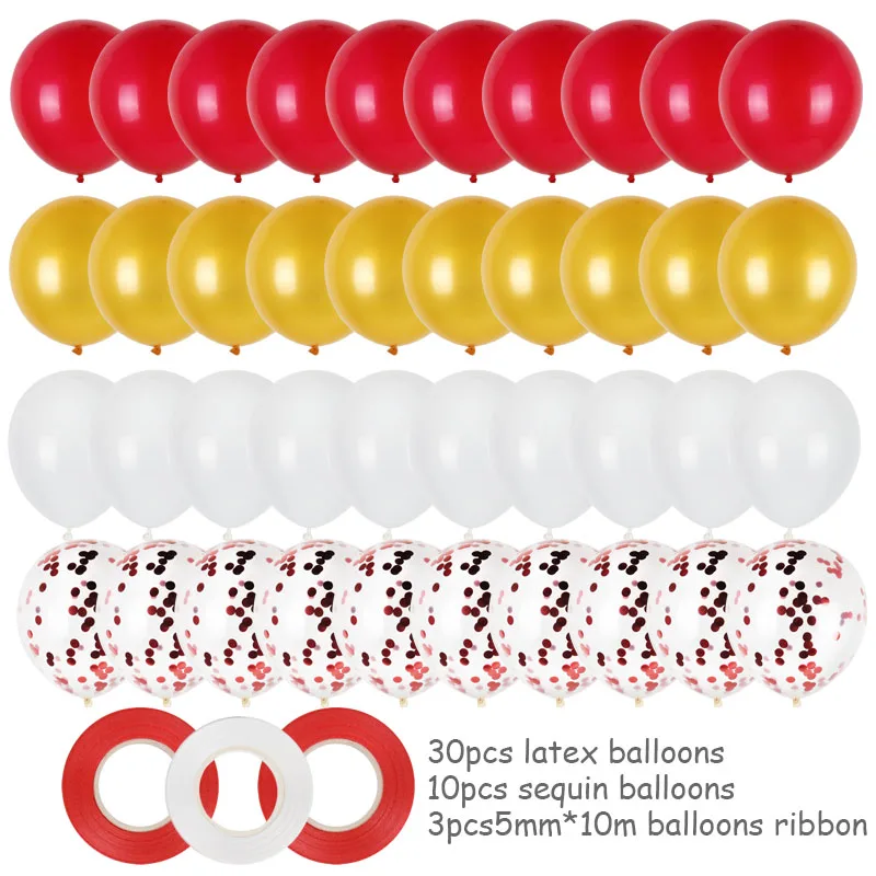 Cyuan 40ks modré latexové balónky nastavit chlapce narozeninové party balónky, helium, konfety, míče na narozeniny, miminko, svatební globos 3