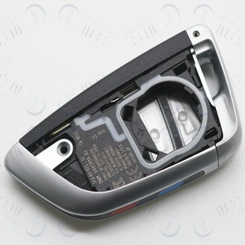 DAKATU Náhradní Uncut Bezklíčové startování Smart Remote Key Pouzdro 3+1 Tlačítko pro BMW X5 X6 2016 + Uncut Malý klíč 2