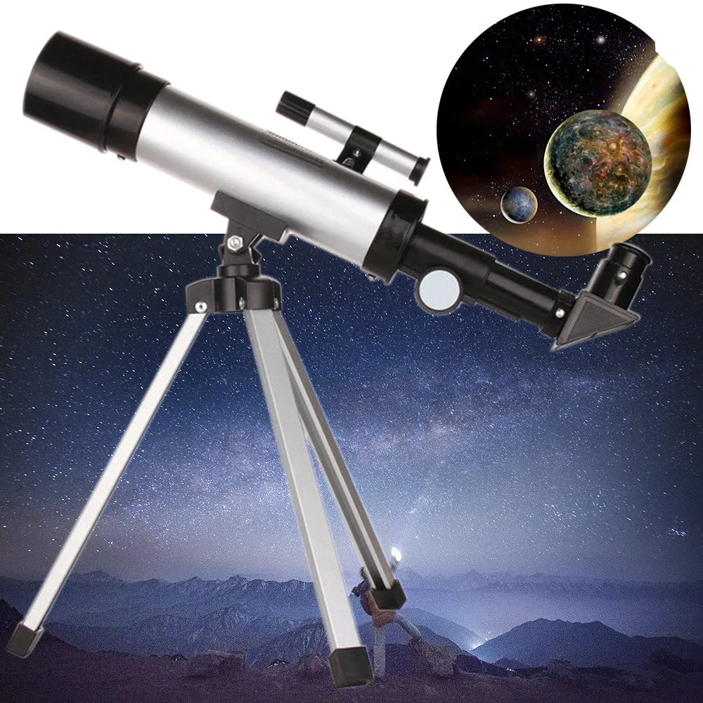 Dalekohled Camping nejprodávanější 360x50mm Astronomický Dalekohled Trubice čočkový dalekohled Monokulár Spotting Scope w/Stativ pěší Turistika luneta #e 0