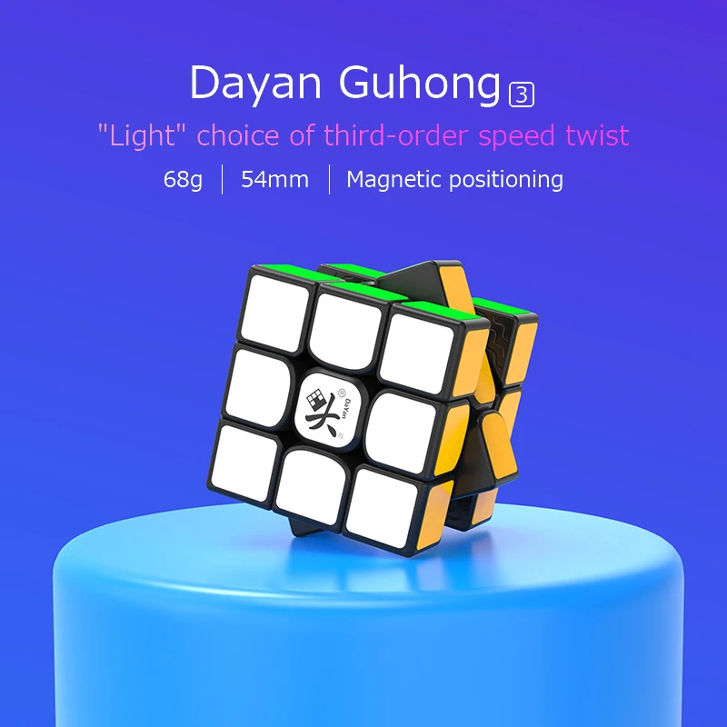 Dayan guhong V3 M 3x3x3 dayan magic speed cube profesionální stickerless puzzle vzdělávací krychle hračky pro Děti 2