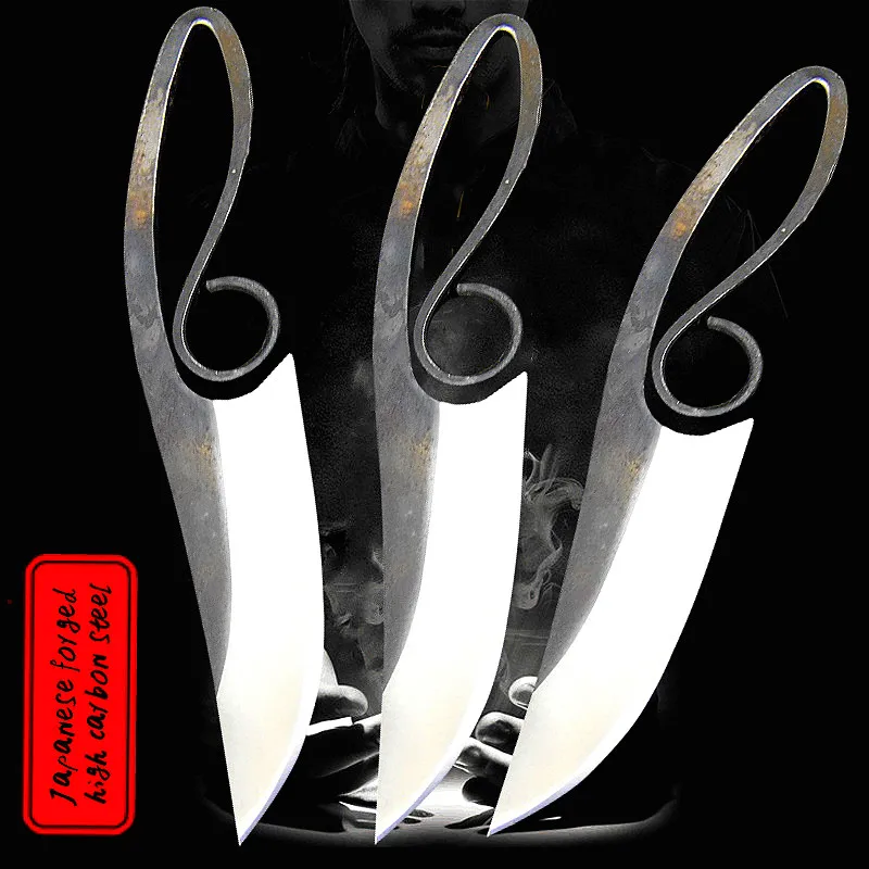 DEHONG 440C pružinové oceli satin rovný nůž, ostrý lovecký nůž, taktický nůž pro přežití, Čínské sbírky nůž 1