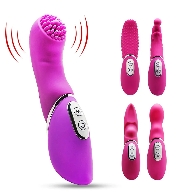 Dildo Vibrátor pro Ženy G Spot Jazyk Klitorisu Vibrační Anální Stimulátor Tělo Masturbators Sexuální Hračky Intimní Produkty 5