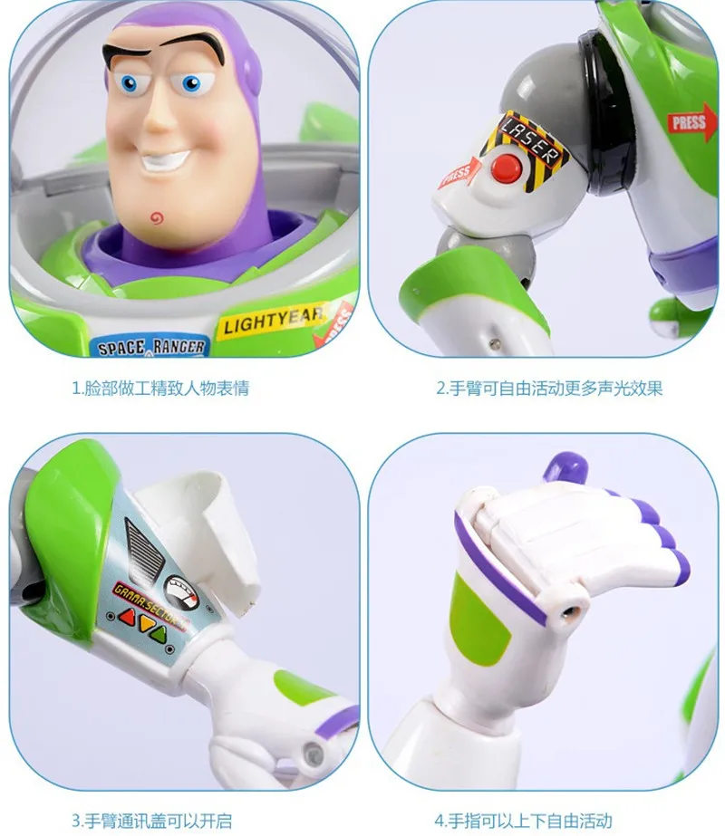 Disney Toy Story 4 Pixar Buzz Rakeťák Woody Forky Cizí jessie Akční obrázek Anime toy story Hračky Pro Děti Dárek k Narozeninám 2