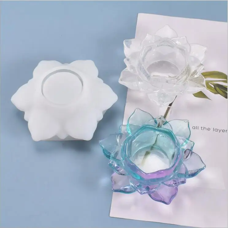 DIY UV Pryskyřice Formy Květina Úložný Box Svícen Řemeslníci Šperky Formy Epoxidovou Pryskyřicí Umění 2