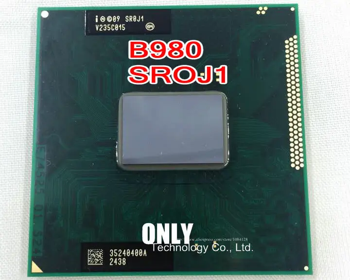 Doprava zdarma originální intel Pentium CPU SR0J1 B980 SROJ1 B980 2,4 G/2M HM65 HM67 0