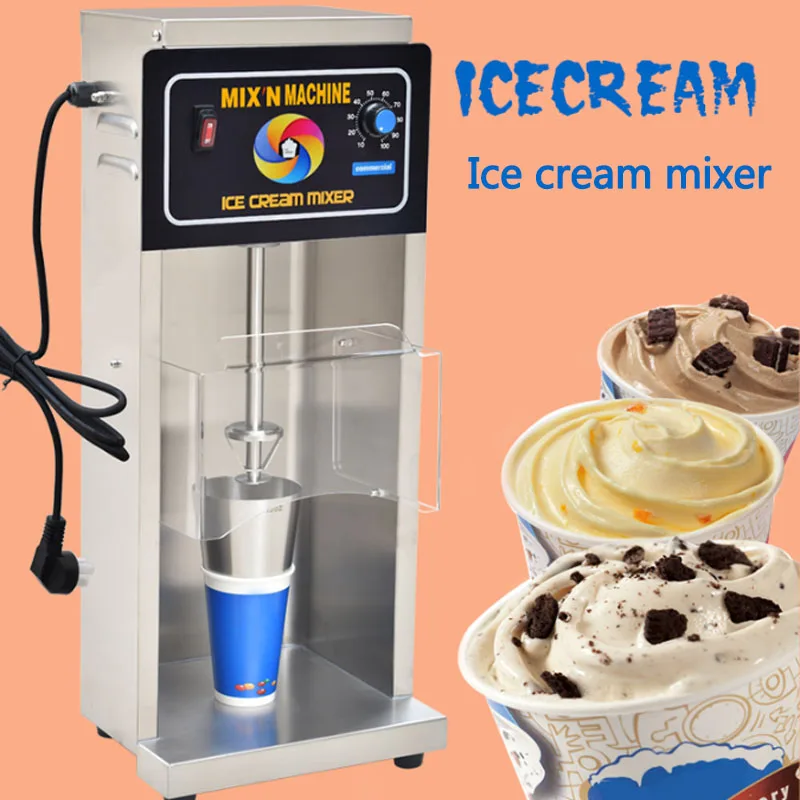 DQ-998 Blizzard stroj, stroj na zmrzlinu Sněhová bouře stroj z Nerezové oceli ice cream mixer Komerční míchačka 220V 650W 2