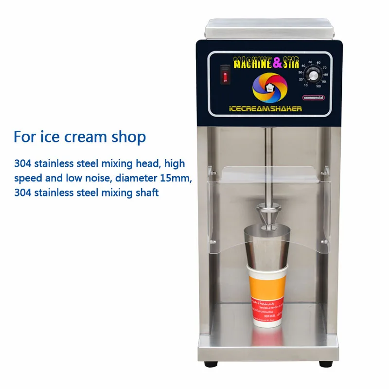 DQ-998 Blizzard stroj, stroj na zmrzlinu Sněhová bouře stroj z Nerezové oceli ice cream mixer Komerční míchačka 220V 650W 5
