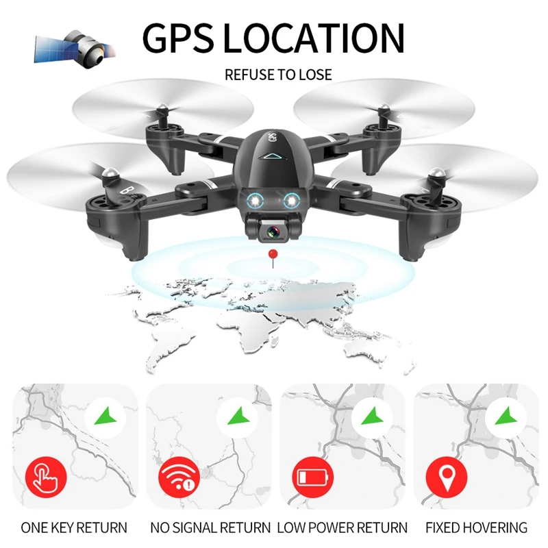 Drone 4K Profissional HD Drony, Kamery, Dlouhá Životnost Baterie Vysoká Režimu Hold 5G Letecké Video Kvadrokoptéra Automaticky Vrátí Dron Hračky 1