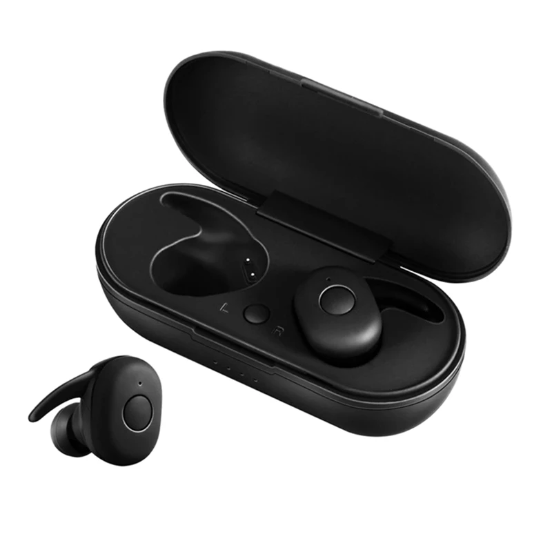 DT-1 TWS Bezdrátová Sluchátka Mini Inteligentní Bluetooth 5.0 In-Ear Sluchátka S Mic Vyzvednout Automatické Spárování Handsfree Sluchátka 5