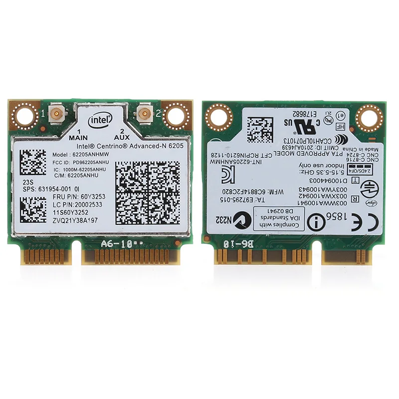 Dual band 300M Intel 6205 Bezdrátový Wifi Mini PCI-E Karta Wlan pro HP 8470W 8570W 0