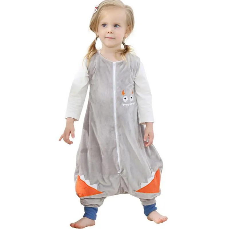 Dětská dívčí pyžamo krásné zvířata sametové měkké teplé jednoho kusu oblečení na spaní pro 1-6 let dívky, dítě, děti, dítě onesie oblečení noc 1