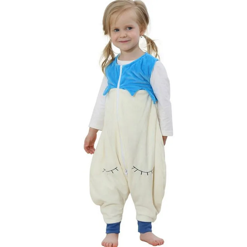 Dětská dívčí pyžamo krásné zvířata sametové měkké teplé jednoho kusu oblečení na spaní pro 1-6 let dívky, dítě, děti, dítě onesie oblečení noc 5