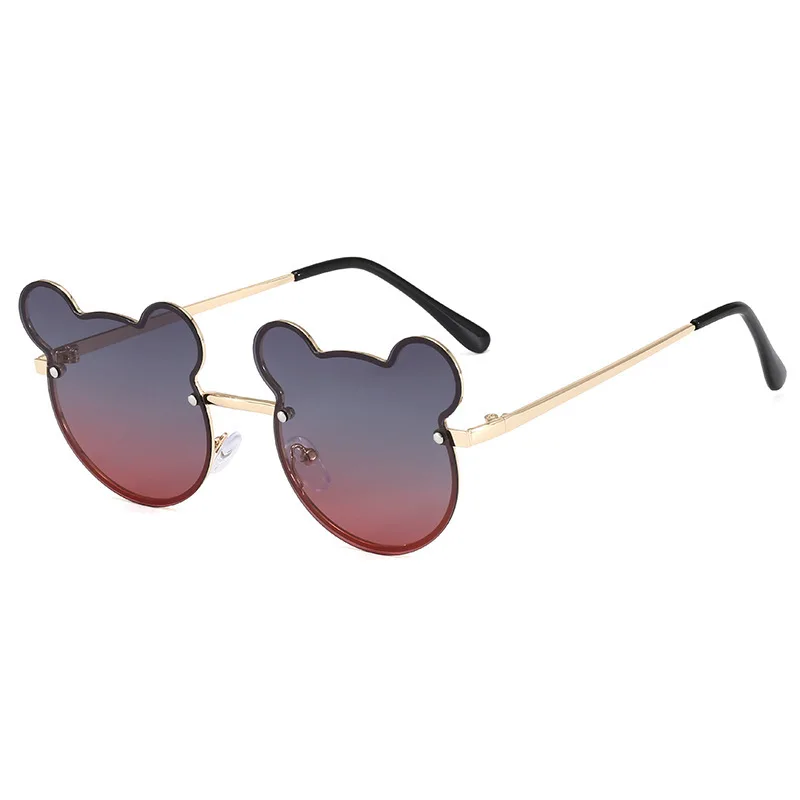 Dětské polarizační sluneční brýle t20302 nové módní Kreslený Medvěd uši krásné dekorativní brýle polarizované zrcadlo 1