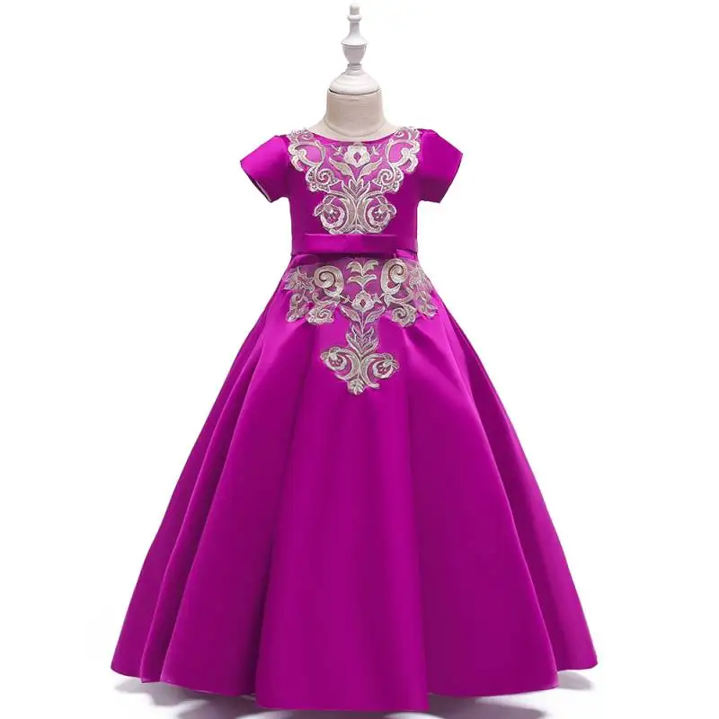 Elegantní Šaty Pro Dívky Princezna Šaty Dlouhé Šaty Dospívající Dívka Vánoční Svatební Party Šaty 8 10 14 Let 3