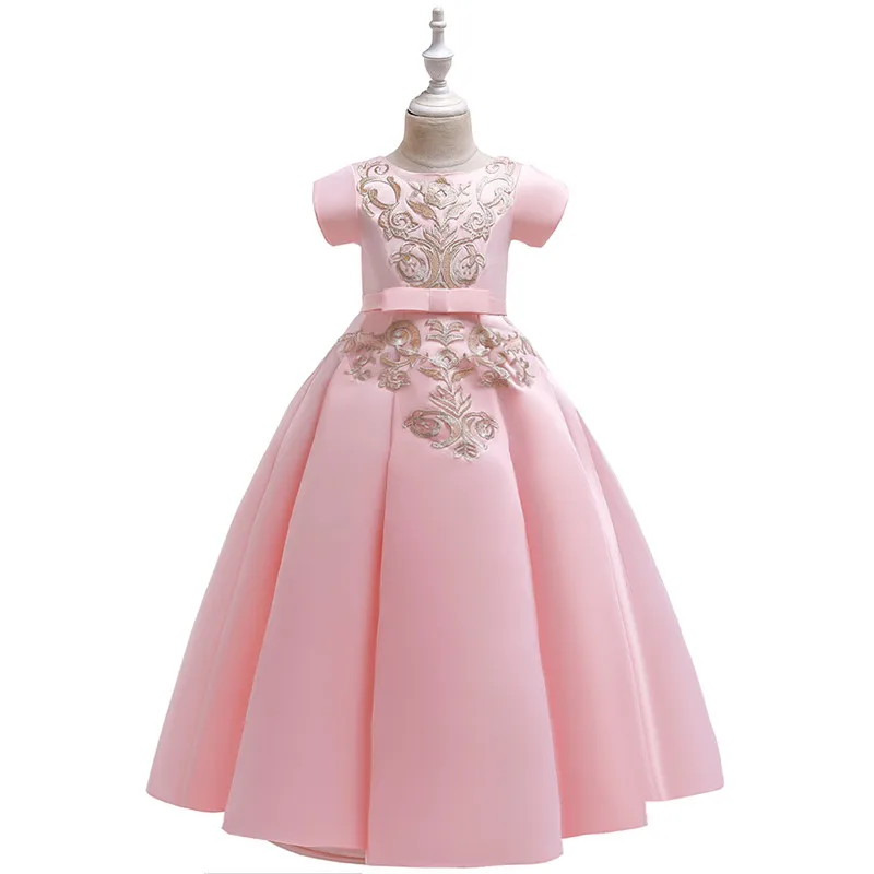Elegantní Šaty Pro Dívky Princezna Šaty Dlouhé Šaty Dospívající Dívka Vánoční Svatební Party Šaty 8 10 14 Let 4