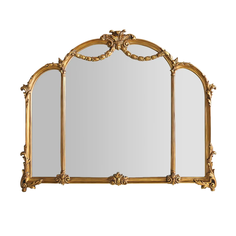 Evropské koupelna zrcadla vyřezávané zrcadlo květina 0