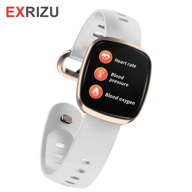 EXRIZU GT103 Smart Watch Sport IP67 Vodotěsné Srdeční Frekvence A Krevního Tlaku Kyslíku, Sledování Hovorů, Zprávy, Připomenutí Smartwatch 5