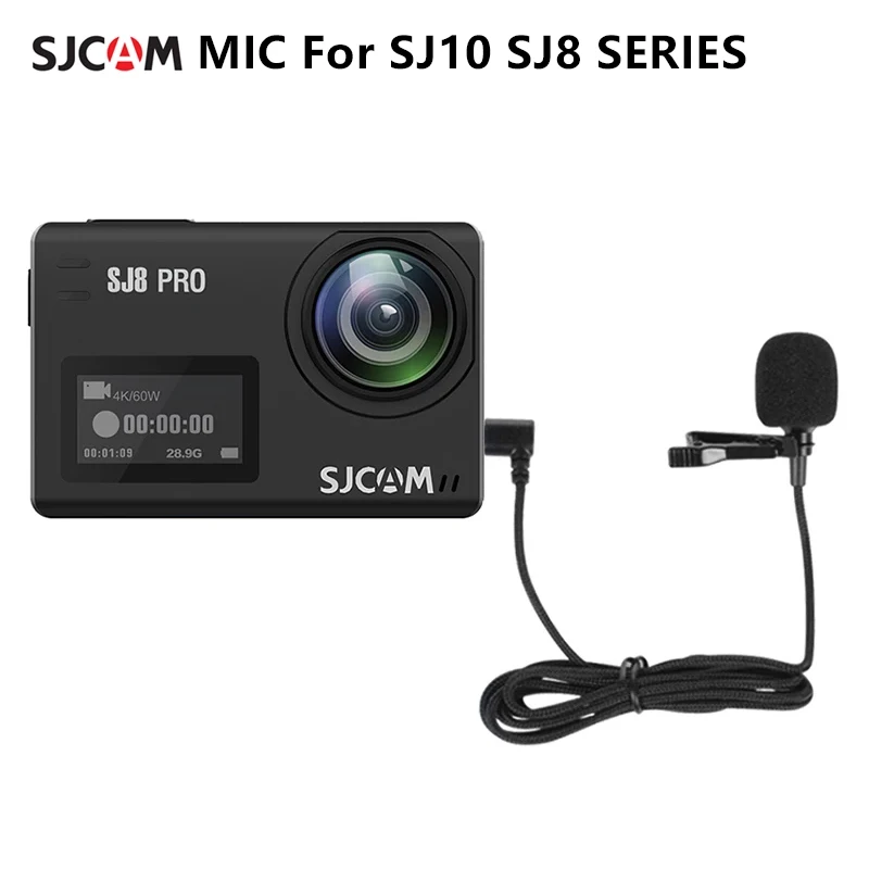 Externí Mikrofon SJCAM SJ10 PRO Series Příslušenství Pro SJ10 PRO / SJ9 Strike / SJ8 Pro / SJ8 Plus / SJ8 Vzduchu Akční Kamera 1