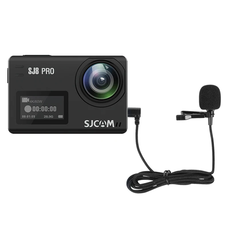 Externí Mikrofon SJCAM SJ10 PRO Series Příslušenství Pro SJ10 PRO / SJ9 Strike / SJ8 Pro / SJ8 Plus / SJ8 Vzduchu Akční Kamera 4