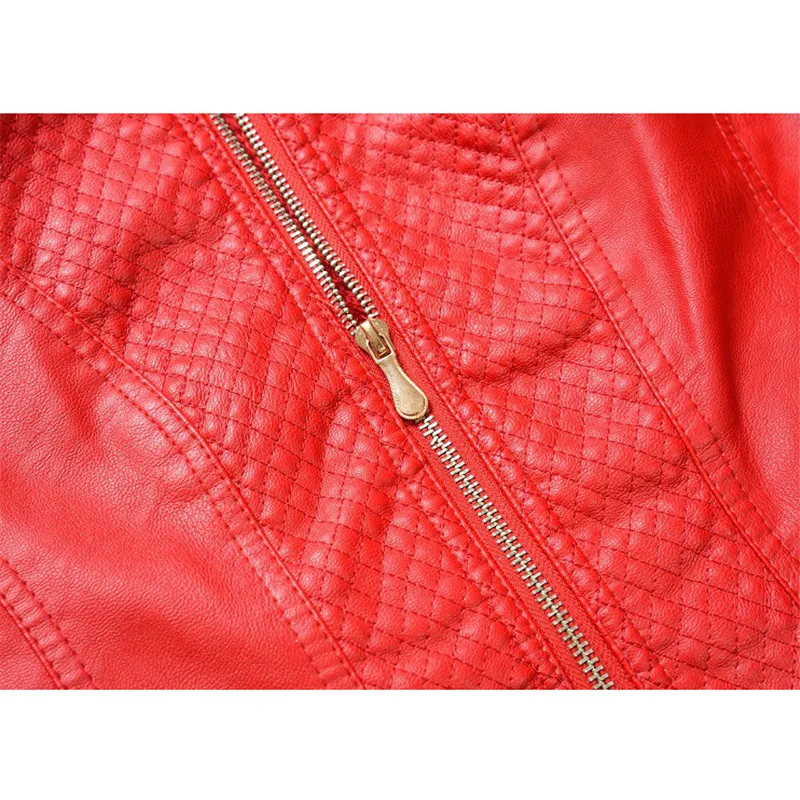 Faux kožený kabát ženy tmavý modrý černá červená s kapucí kožené bundy 2020 jaro podzim nové módní slim elegantní moto oblečení CX1105 3