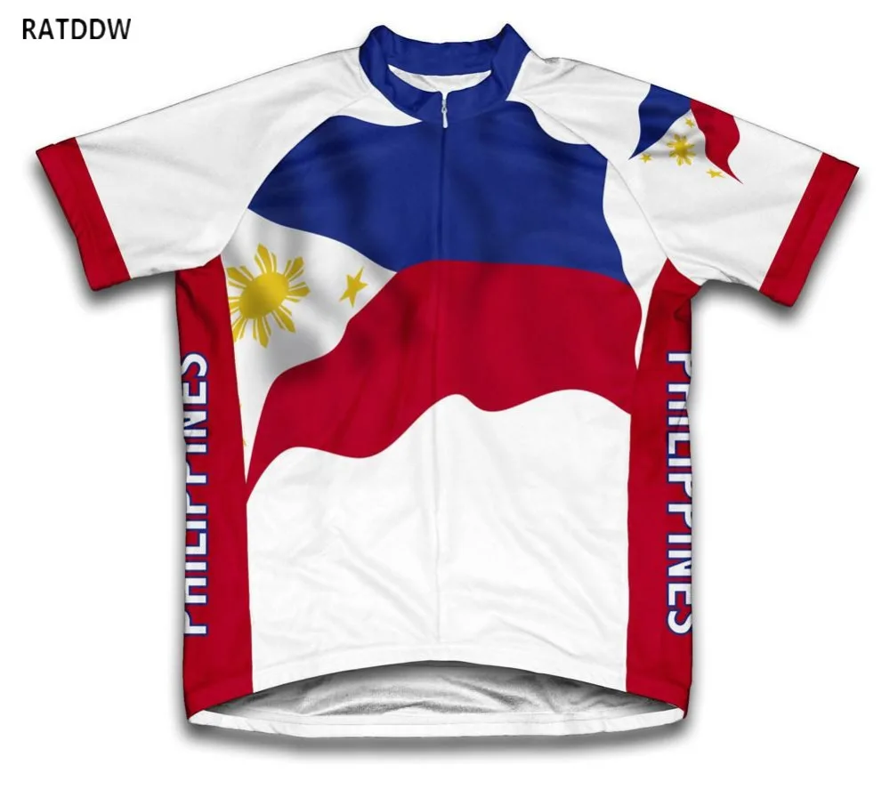 Filipíny Cyklistický Dres Pro Team Krátký Rukáv Cyklistické Oblečení, Dresy, Sportovní Oblečení, Cyklistické Oblečení Cyklistické Cyklistické Jersey 1