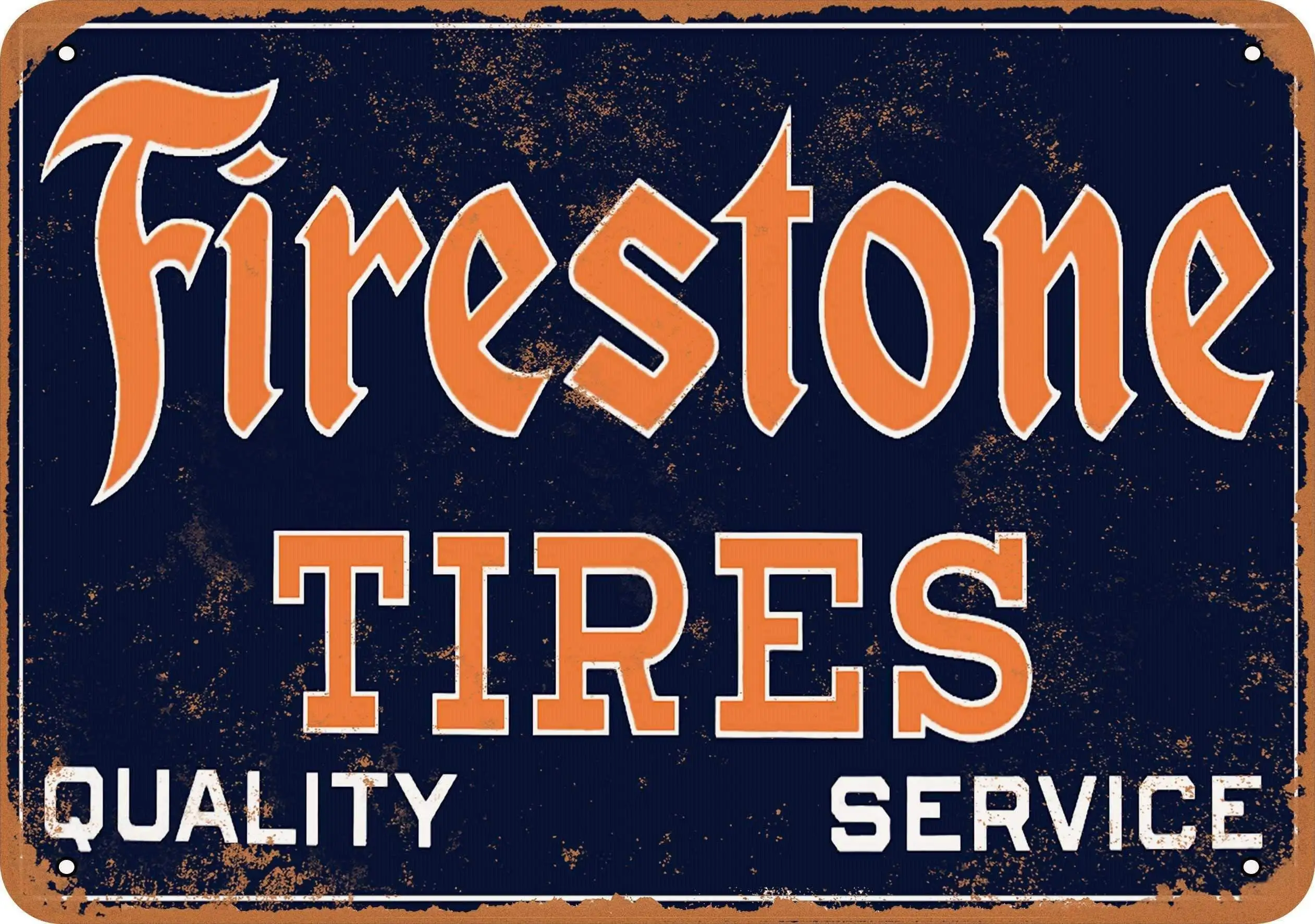 Firestone Pneumatiky cedule na Zdi pamětní Deska, Plakát Cafe Bar Pub Dárek 8 X 12 PALCŮ 4